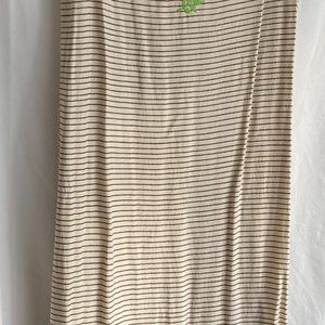 Cotton long dress embroidered cotton S